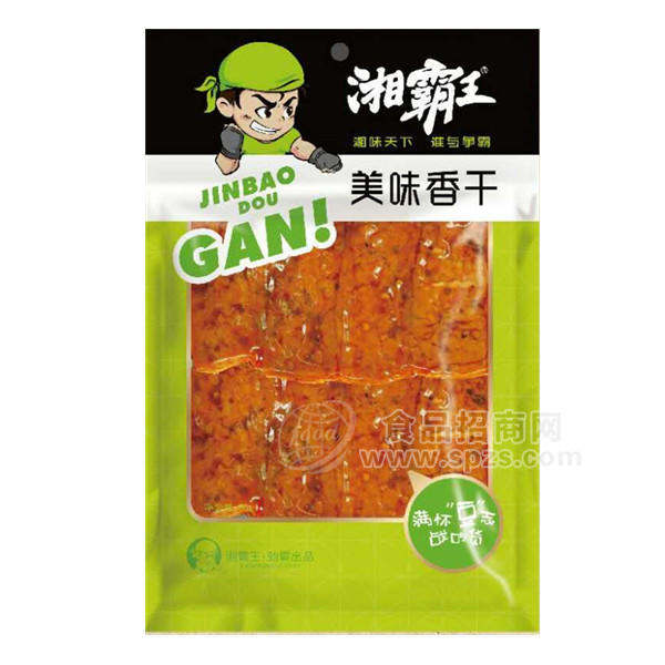 ·湘霸王美味香干休闲食品85g 
