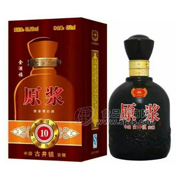 金酒福原漿 濃香型白酒450ml