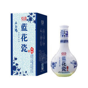 五谷醇藍花瓷特釀白酒500ml