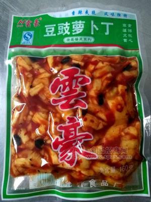 雲(yún)豪豆豉蘿卜丁醬菜160g