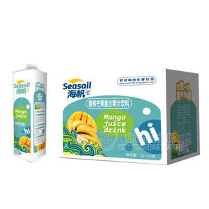 海帆香蕉芒果汁复合果汁饮料1Lx12盒