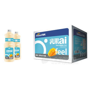 海帆芒果汁乳酸菌果汁饮料808mlx6瓶