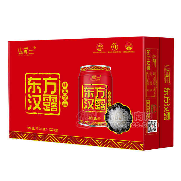 ·山霸王东方汉露银耳饮品247mlx24罐 