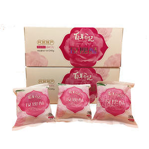 白记荟萃斋  百年白记玫瑰酥糕点盒装240g