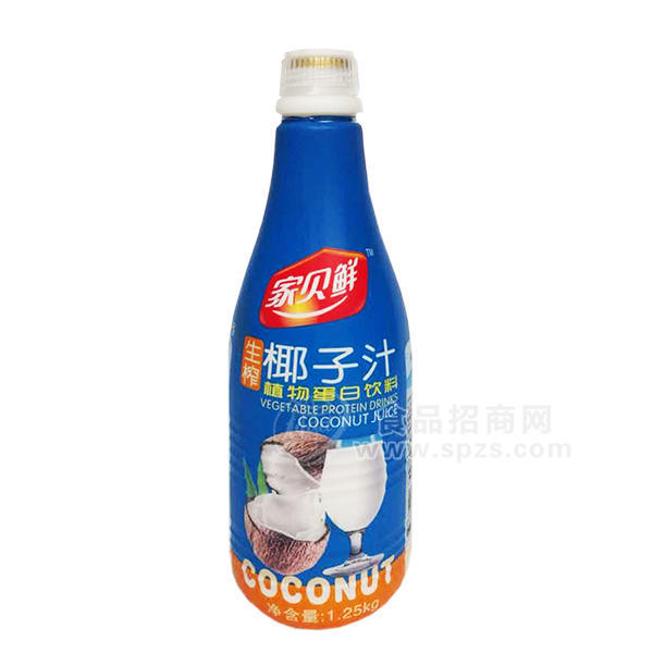 ·家贝鲜生榨椰子汁植物蛋白饮料1.25kg 