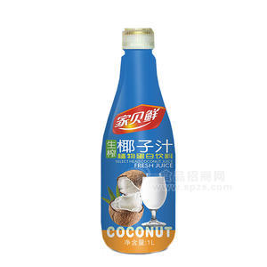 家貝鮮生榨椰子汁植物蛋白飲料1L