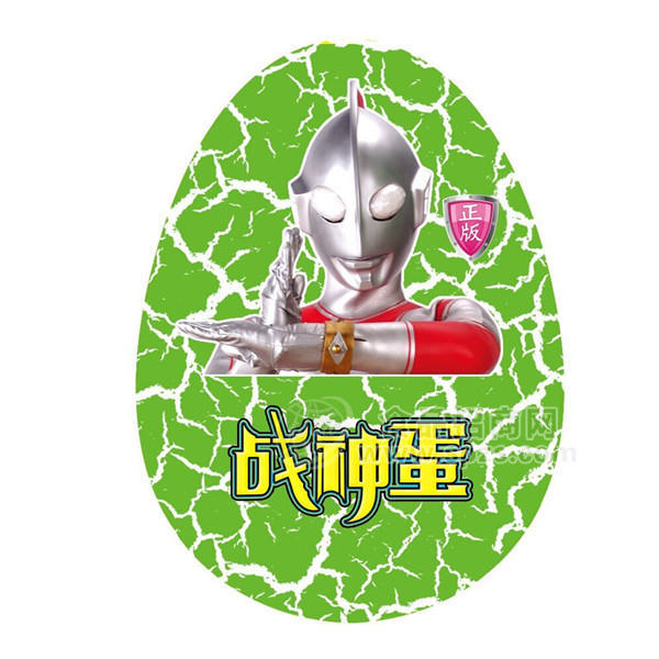 ·战神蛋儿童玩具小零食糖果 绿色 