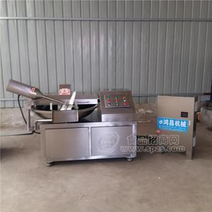 猪血豆腐肉肠斩拌机-诸城鸿昌供应生产肉类豆类加工设备