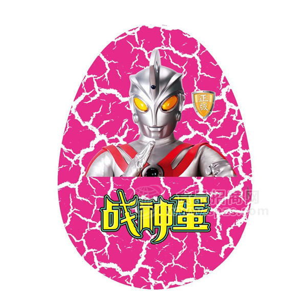 ·战神蛋儿童玩具小零食糖果 红色 