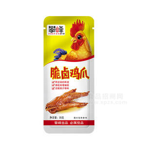 攀峰  脆卤鸡爪  休闲食品  35g