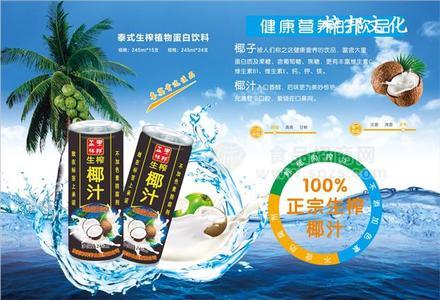 正宗生榨椰汁植物蛋白饮料