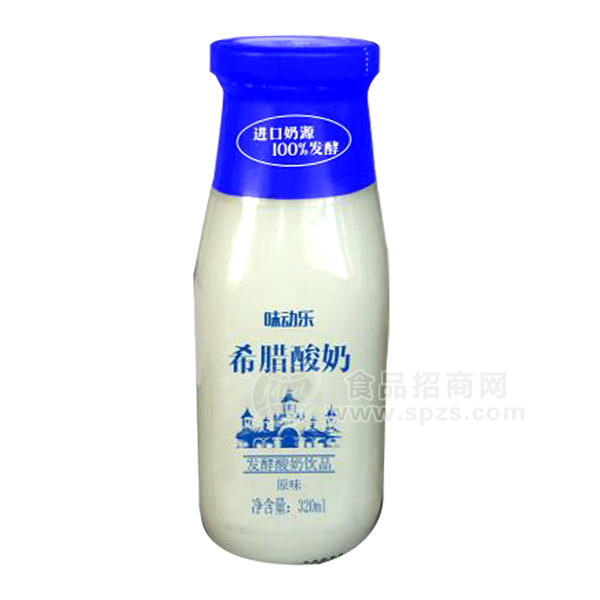·味动乐希腊酸奶发酵酸奶饮品320ml 