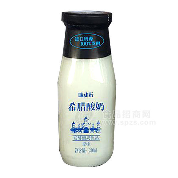 ·味动乐希腊酸奶发酵酸奶饮品 320ml 