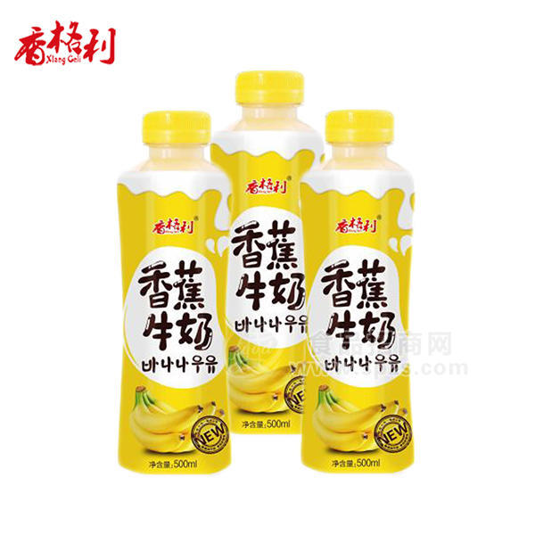 香格利 香蕉牛奶乳飲料500ml