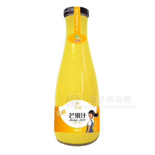 ·涵冰发酵芒果汁 果汁饮料1.5L 