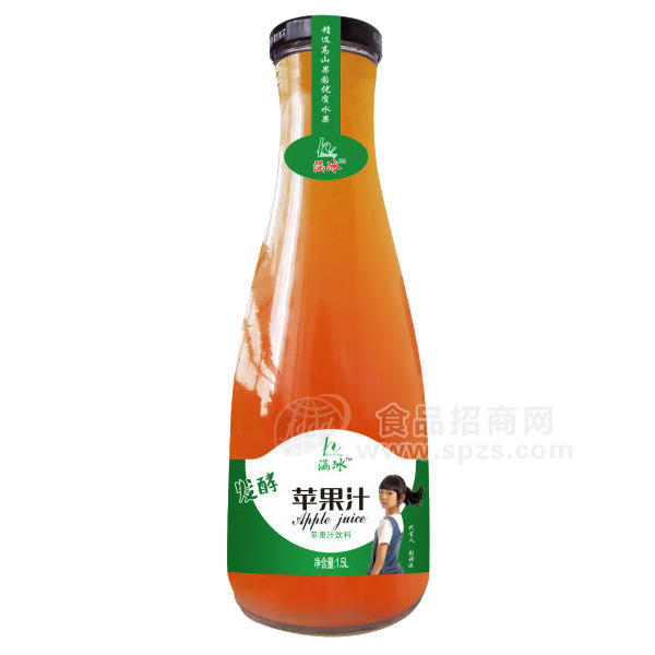 ·涵冰发酵苹果汁饮料1.5L 