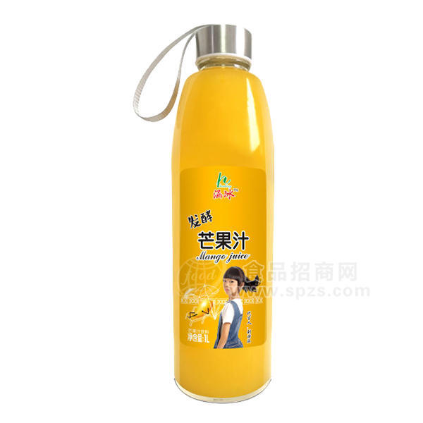 ·涵冰发酵芒果汁 果汁饮料1L 