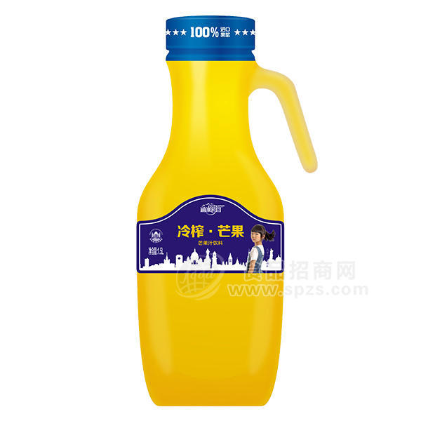 ·涵冰果园冷榨芒果汁饮料1.5L 
