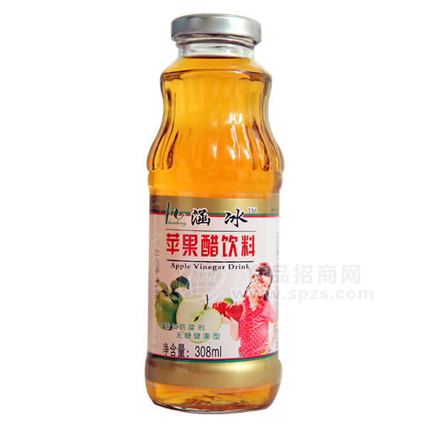 ·涵冰苹果醋饮料308ml 