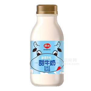 统元甜牛奶乳饮品386ml