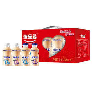 优乐多乳酸菌饮料礼盒340mlx10瓶