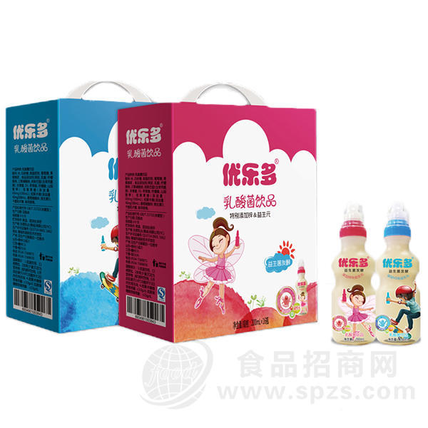 优乐多儿童乳酸菌饮品200mlx16瓶