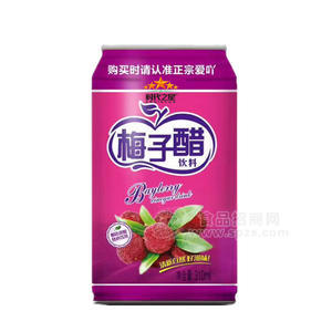 时代之星爱吖梅子醋310ml