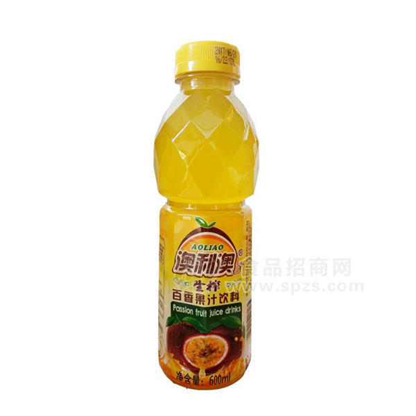 澳利澳生榨百香果汁飲料 600ml