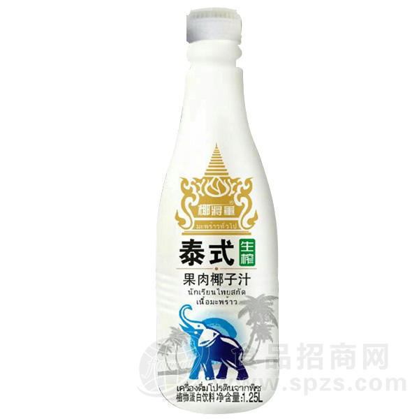 生榨果肉椰子汁植物蛋白饮料1.25L