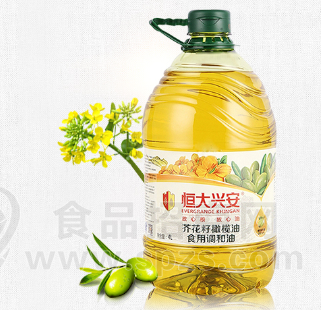 恒大兴安芥花籽橄榄调和油