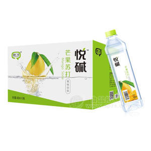 悅堿 芒果蘇打果味飲料400mlx24瓶