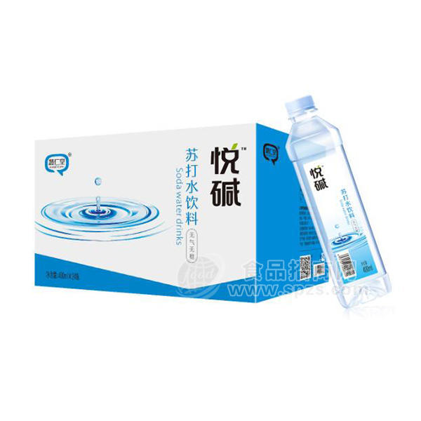 ·悦碱 苏打果味饮料400mlx24瓶 