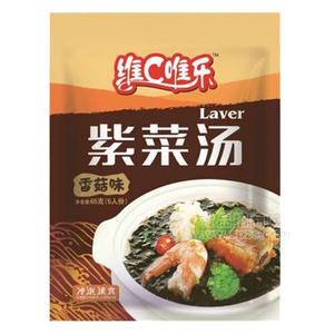 維C唯樂(lè)  香菇味 紫菜湯 沖泡速食 65g