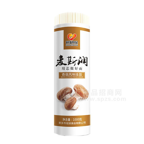 ·冠滋食品麦斯润香菇风味挂面1000g 