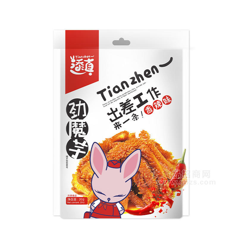 添真 魔芋內(nèi)袋 香辣味休閑食品20g