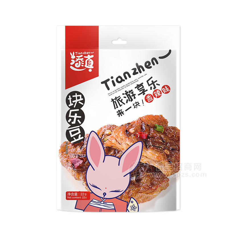 添真 塊樂豆香辣味 休閑食品22g