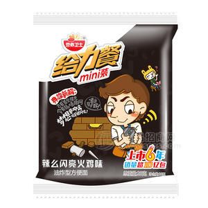 营养卫士给力餐充饥爆脆面 辣么闪亮火鸡味28g