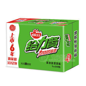 营养卫士给力餐充饥爆脆面 香葱巡逻鸡味1x30包