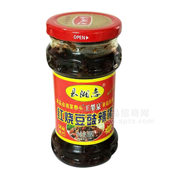 长湘恋红烧豆豉辣椒酱280g