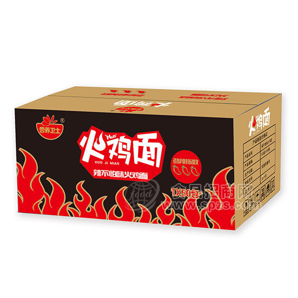 营养卫士火鸡面 辣不怕味火鸡面1x50包