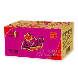 营养卫士给力餐充饥爆脆面 野蛮牛肉味1x50包