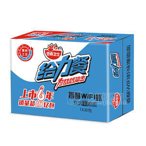 营养卫士给力餐充饥爆脆面 香酥WIFI虾味1x30包