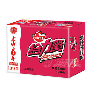 营养卫士给力餐充饥爆脆面 野蛮牛肉味1x30包