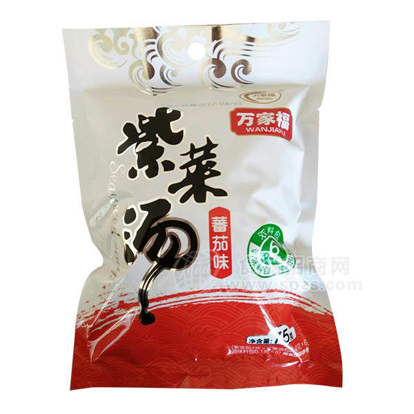 ·万家福 紫菜汤番茄味75g 