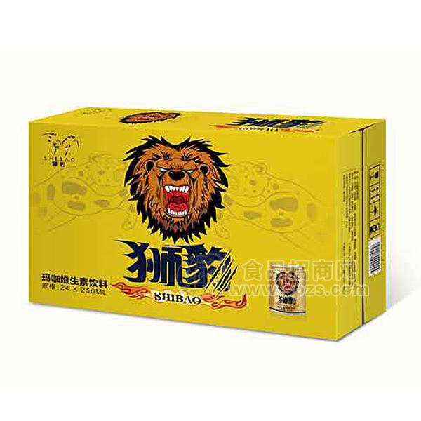 ·狮豹玛咖维生素饮料250mlx24瓶 
