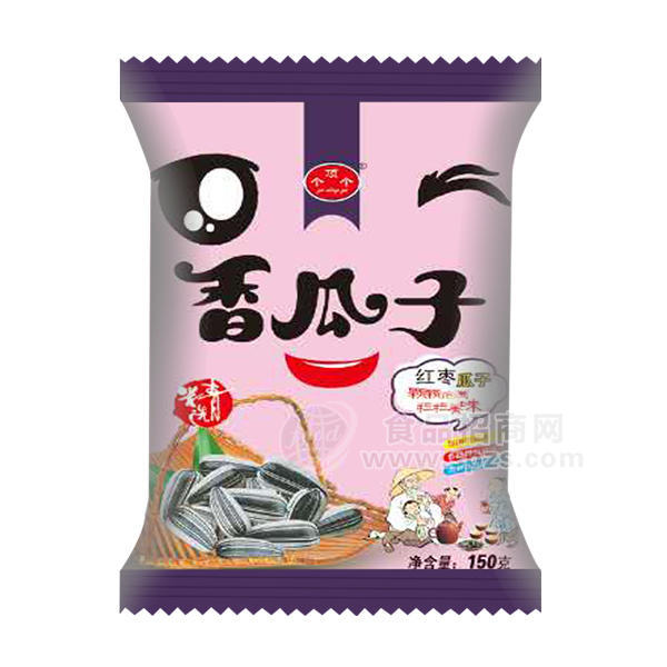 個(gè)頂個(gè)香瓜子 紅棗瓜子150g