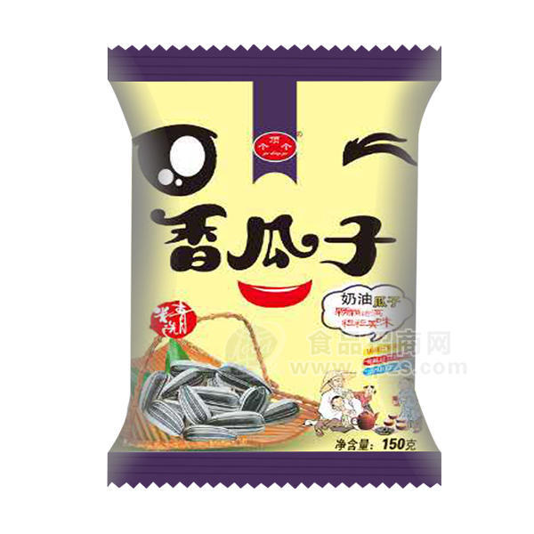 個(gè)頂個(gè)香瓜子 奶油瓜子150g