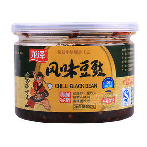 龍澤風味豆豉 醬類調(diào)味品400g