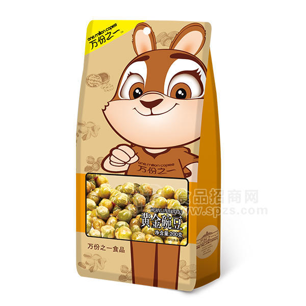 萬(wàn)份之一  黃金豌豆  休閑食品 200g