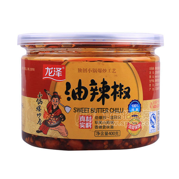 龙泽油辣椒调味品400g